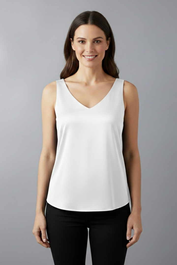 Wynne | Women's Top | Sleeveless V-Neck Even Surface