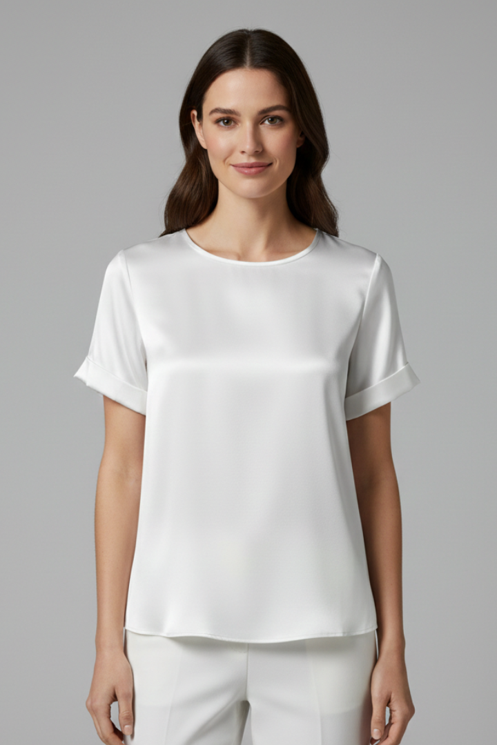 Florrie | Women's T-Shirt | Round Neck Short Sleeves