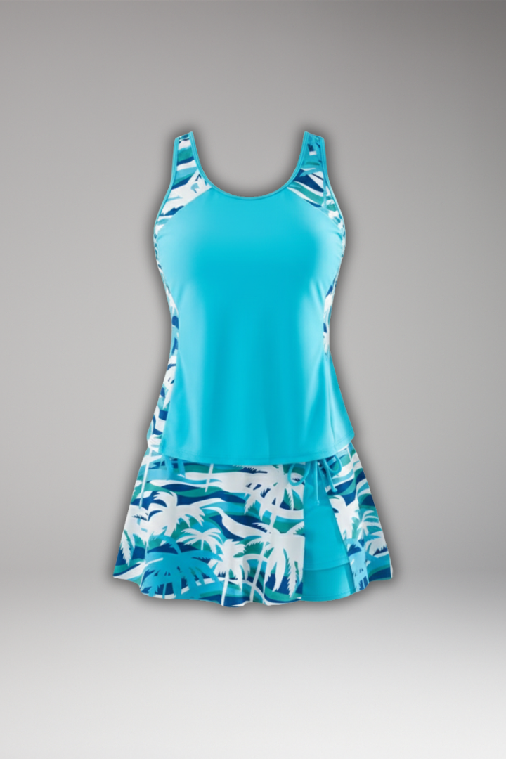 Suri | Women's Tankini Set | Racerback Top Skirt