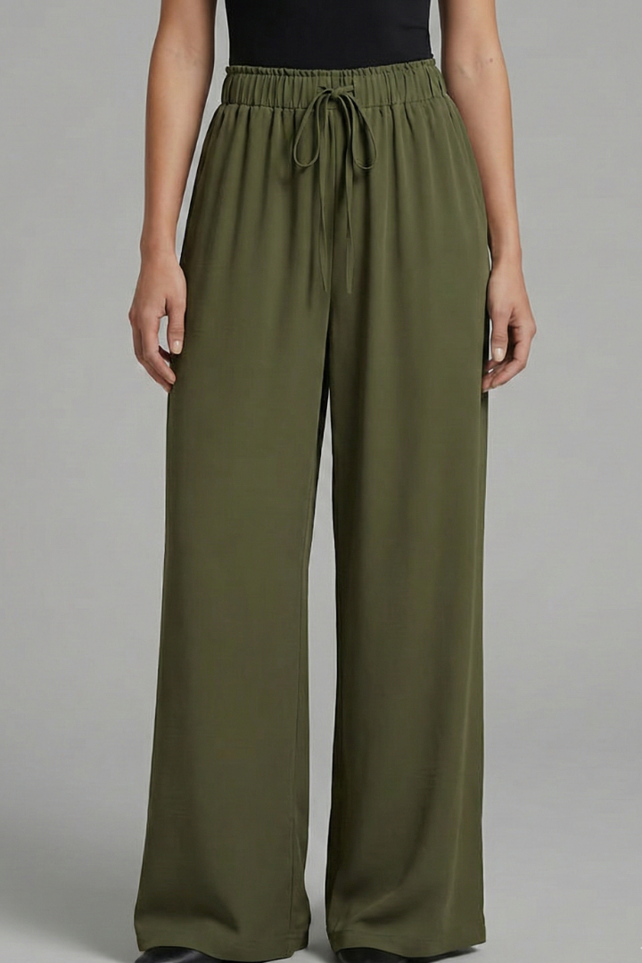 Ronja | Women's Trousers | Drawstring Waist Side Pockets