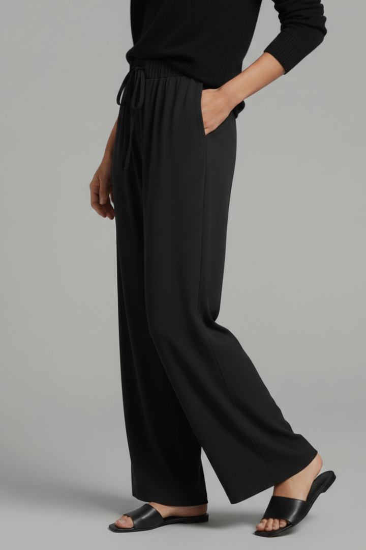 Ronja | Women's Trousers | Drawstring Waist Side Pockets