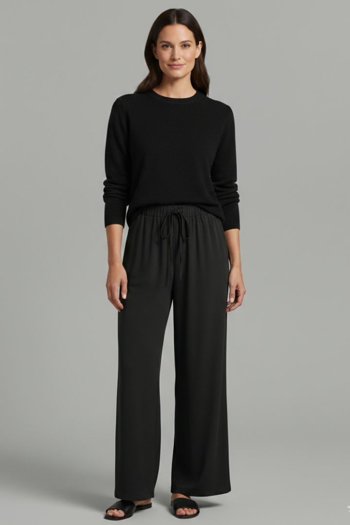 Ronja | Women's Trousers | Drawstring Waist Side Pockets