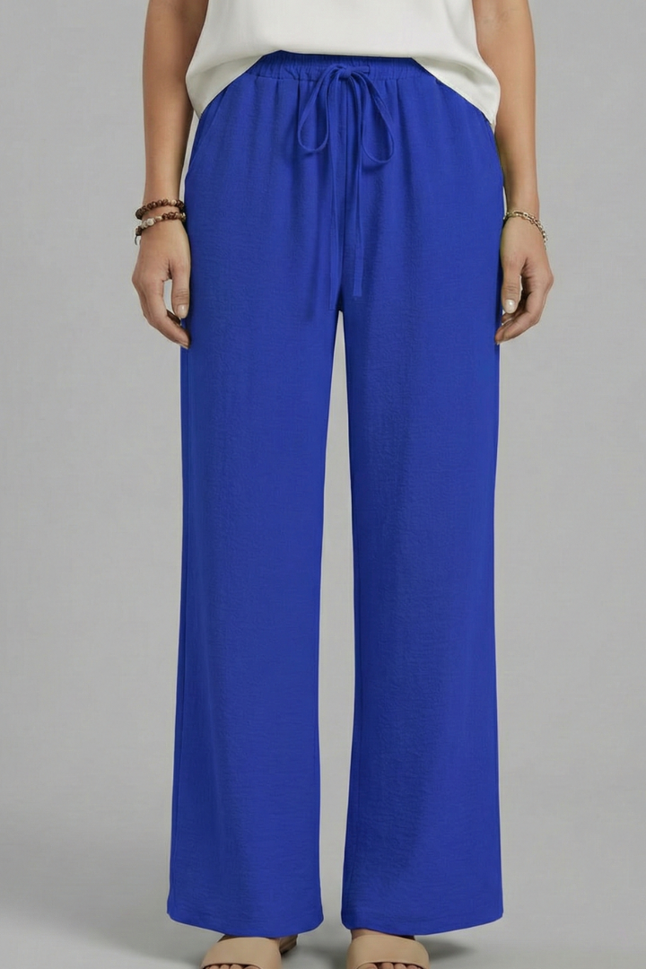 Ulrika | Women's Trousers | Elastic Waist Side Pockets Classic