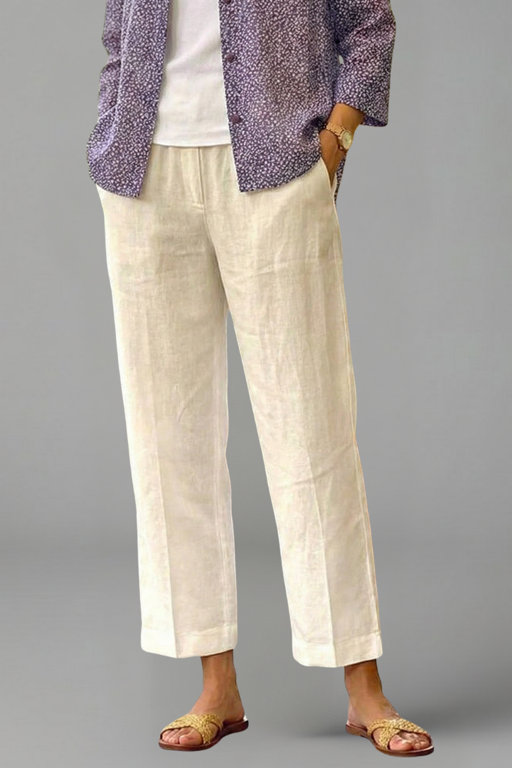 Tilda | Women's Trousers | Elastic Waist Side Pockets