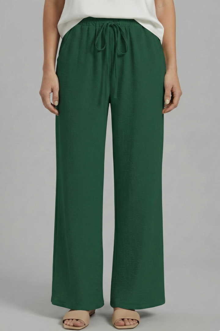 Ulrika | Women's Trousers | Elastic Waist Side Pockets Classic