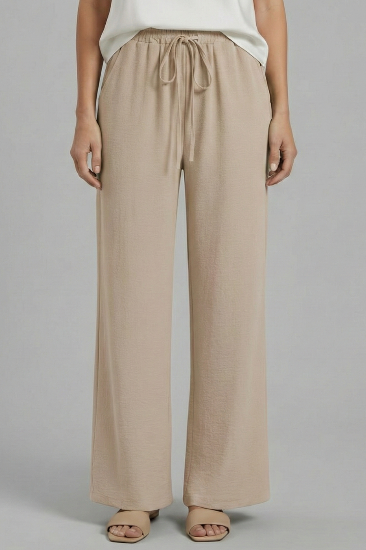 Ulrika | Women's Trousers | Elastic Waist Side Pockets Classic