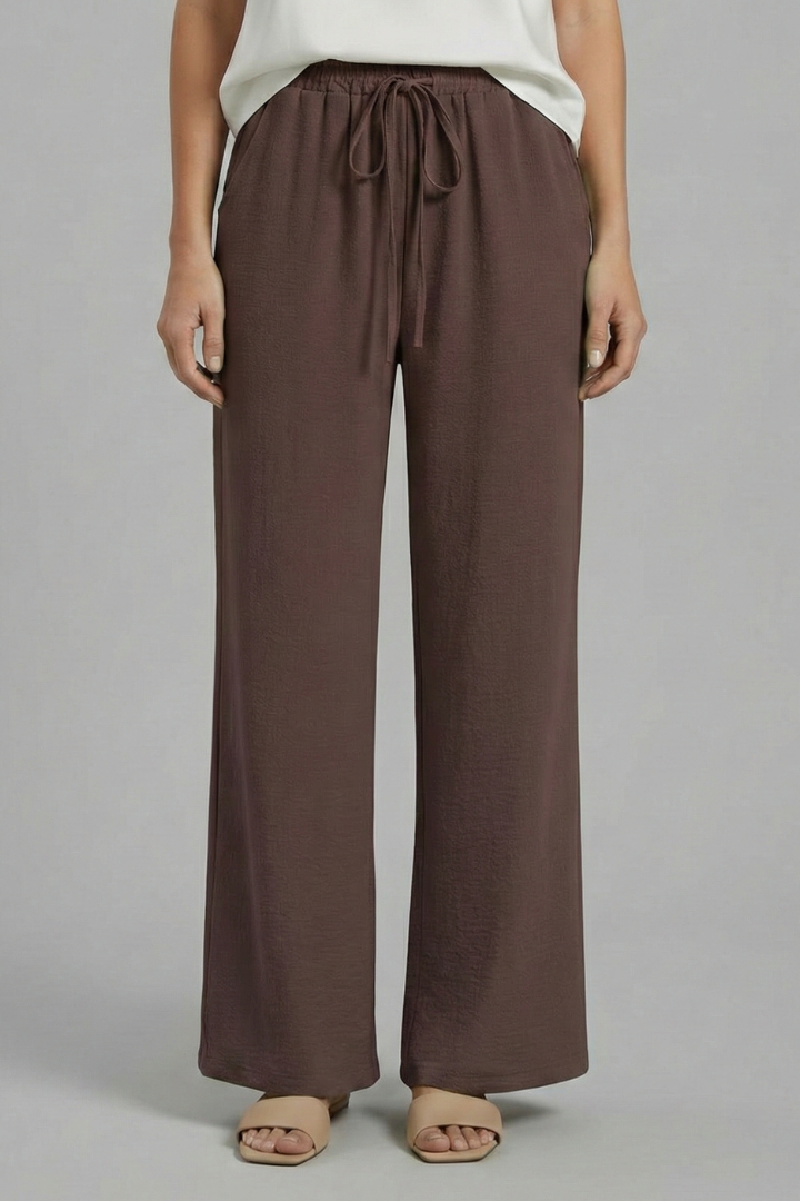Ulrika | Women's Trousers | Elastic Waist Side Pockets Classic
