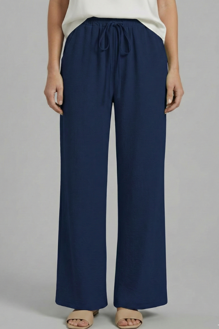 Ulrika | Women's Trousers | Elastic Waist Side Pockets Classic