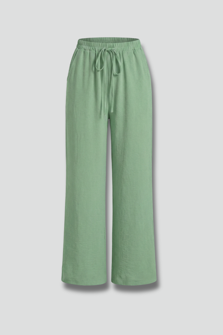 Ulrika | Women's Trousers | Elastic Waist Side Pockets Classic