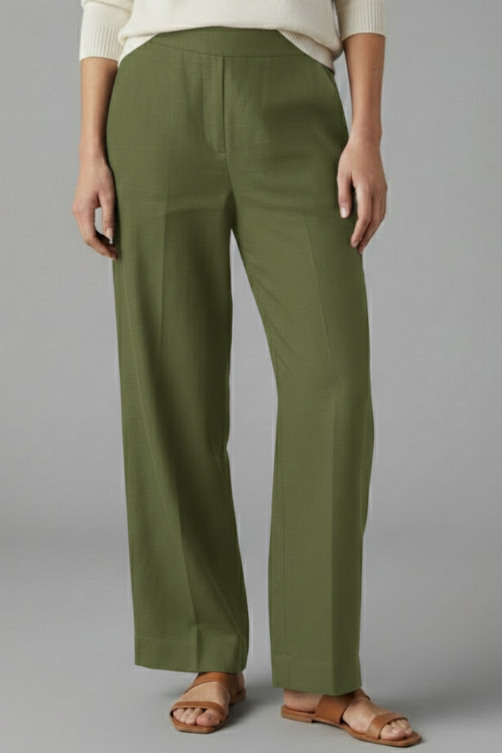 Tilda | Women's Trousers | Elastic Waist Side Pockets