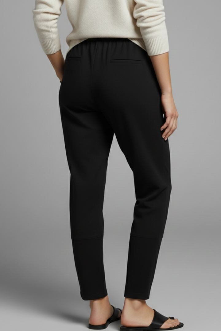 Wilma | Women's Trousers | Elastic Waist Side Pockets Relaxed