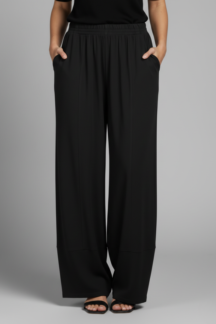 Gala | Women's Trousers | Elastic Waist Side Pockets Wide