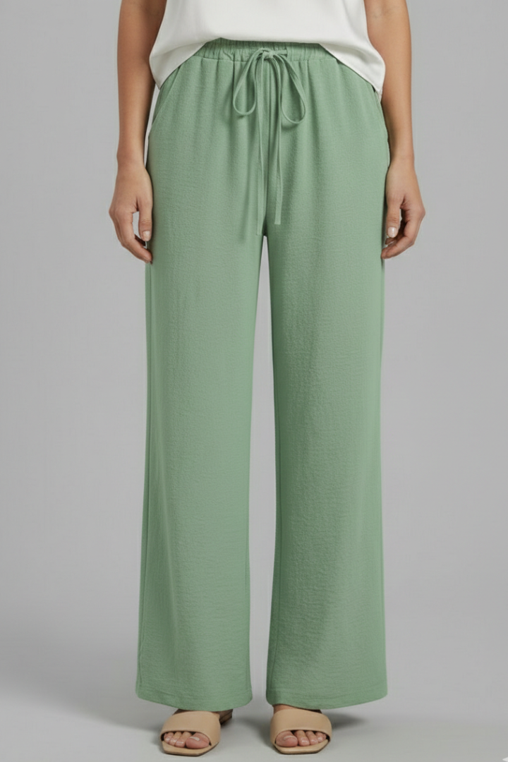 Ulrika | Women's Trousers | Elastic Waist Side Pockets Classic