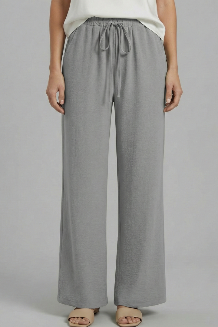 Ulrika | Women's Trousers | Elastic Waist Side Pockets Classic