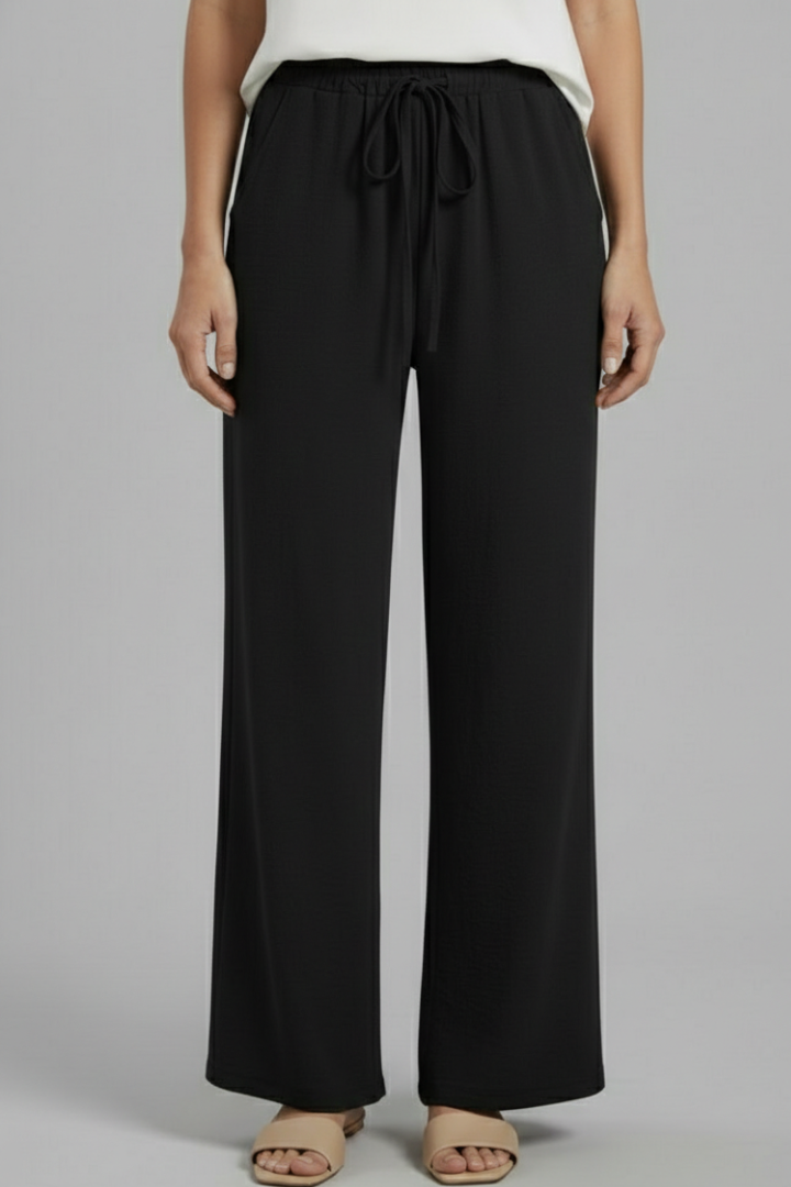 Ulrika | Women's Trousers | Elastic Waist Side Pockets Classic