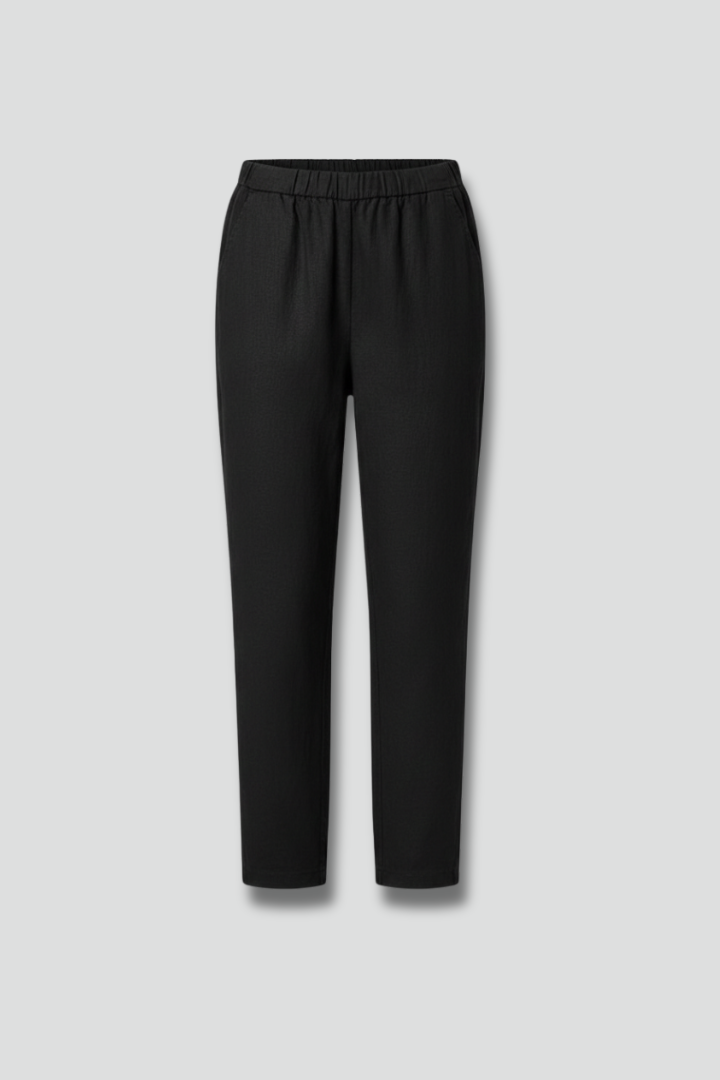 Solveig | Women's Trousers | Elastic Waistband Side Pockets