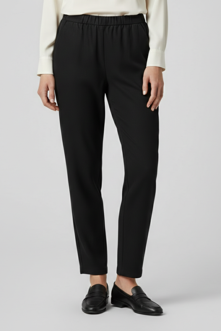 Solveig | Women's Trousers | Elastic Waistband Side Pockets