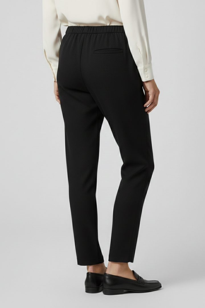 Solveig | Women's Trousers | Elastic Waistband Side Pockets
