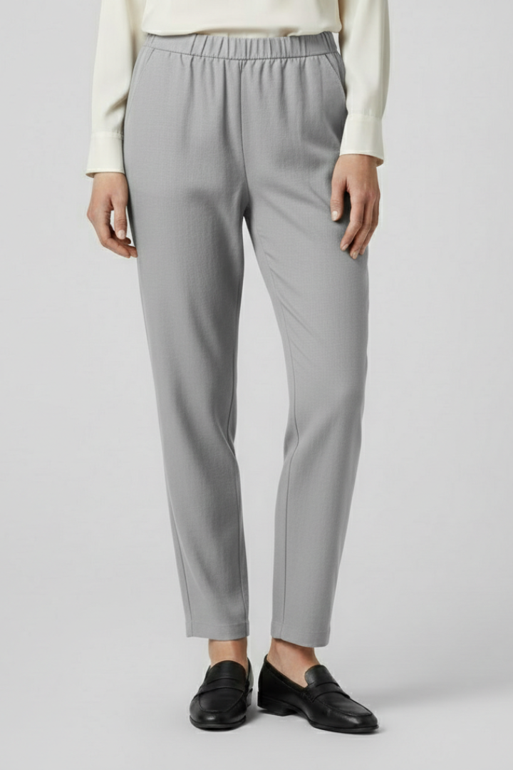 Solveig | Women's Trousers | Elastic Waistband Side Pockets