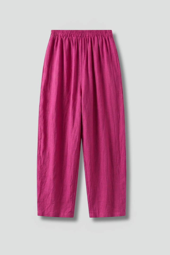 Cosima | Women's Trousers | Elastic Waistband Wide Legs