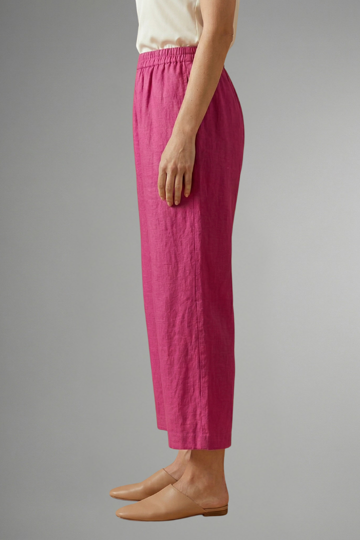 Cosima | Women's Trousers | Elastic Waistband Wide Legs