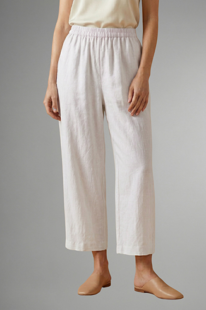 Cosima | Women's Trousers | Elastic Waistband Wide Legs