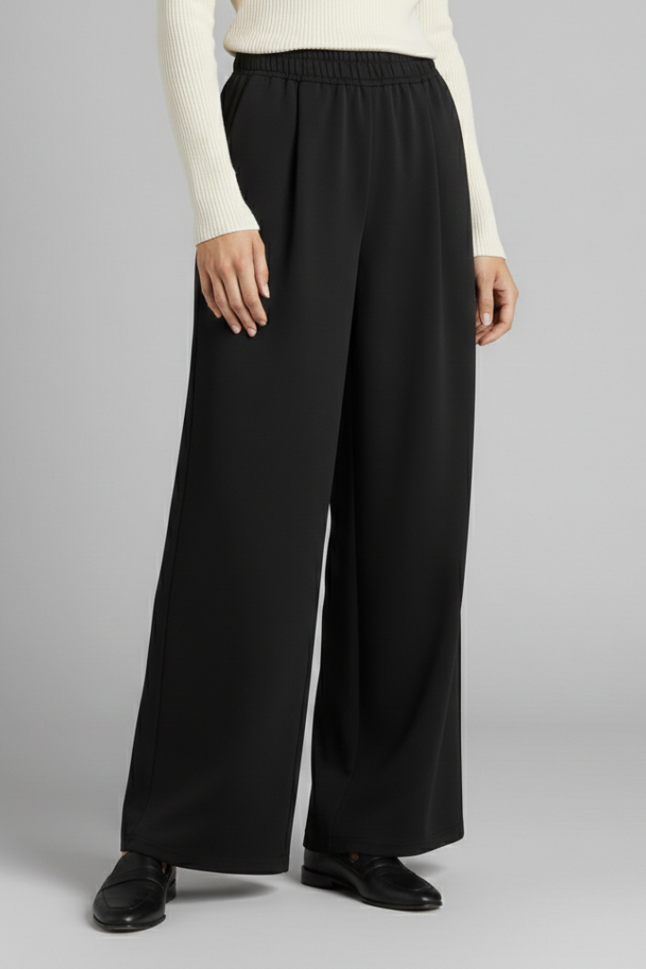 Mala | Women's Trousers | High Waist Wide Legs Classic