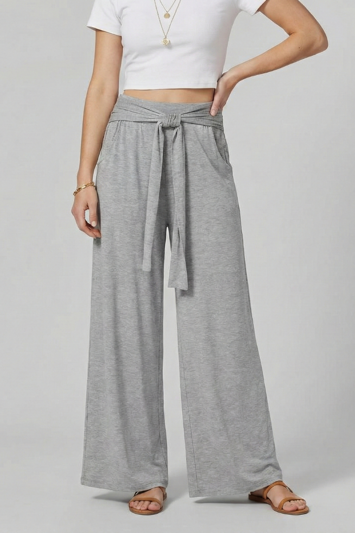 Embla | Women's Trousers | Tie Waist Wide Legs