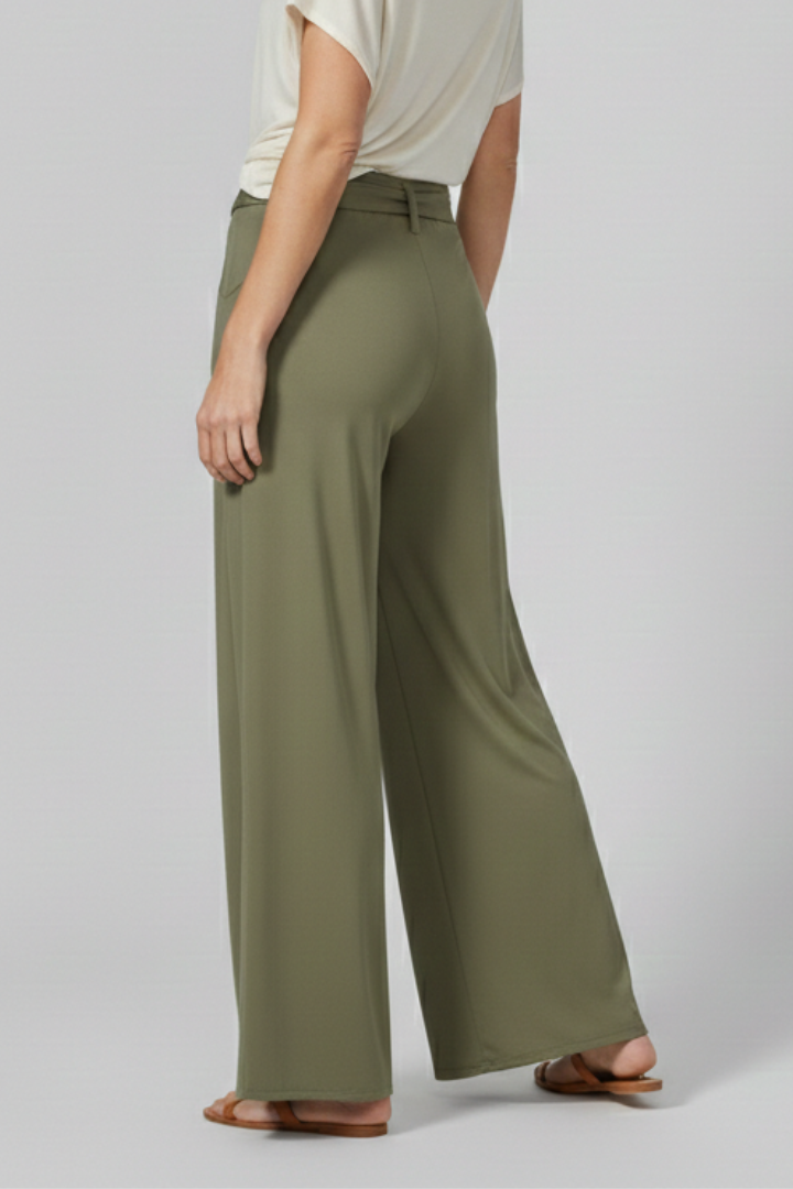 Embla | Women's Trousers | Tie Waist Wide Legs