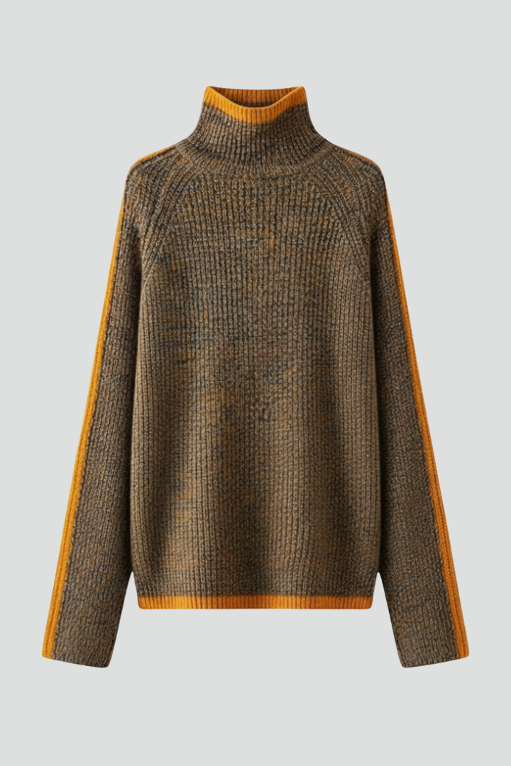 Sienna | Women's Jumper | Turtleneck Ribbed Knit Trim