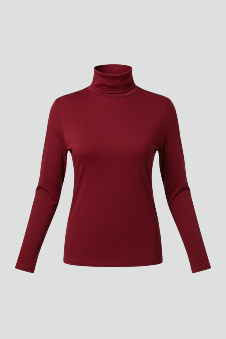 Esme | Women's Sweater | Turtleneck Long Sleeves Plain