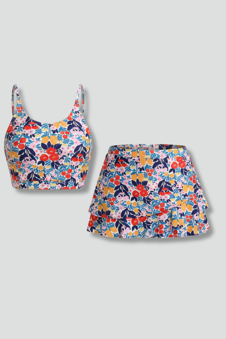 Fala | Women's Two-Piece Set | Strap Top Skirt