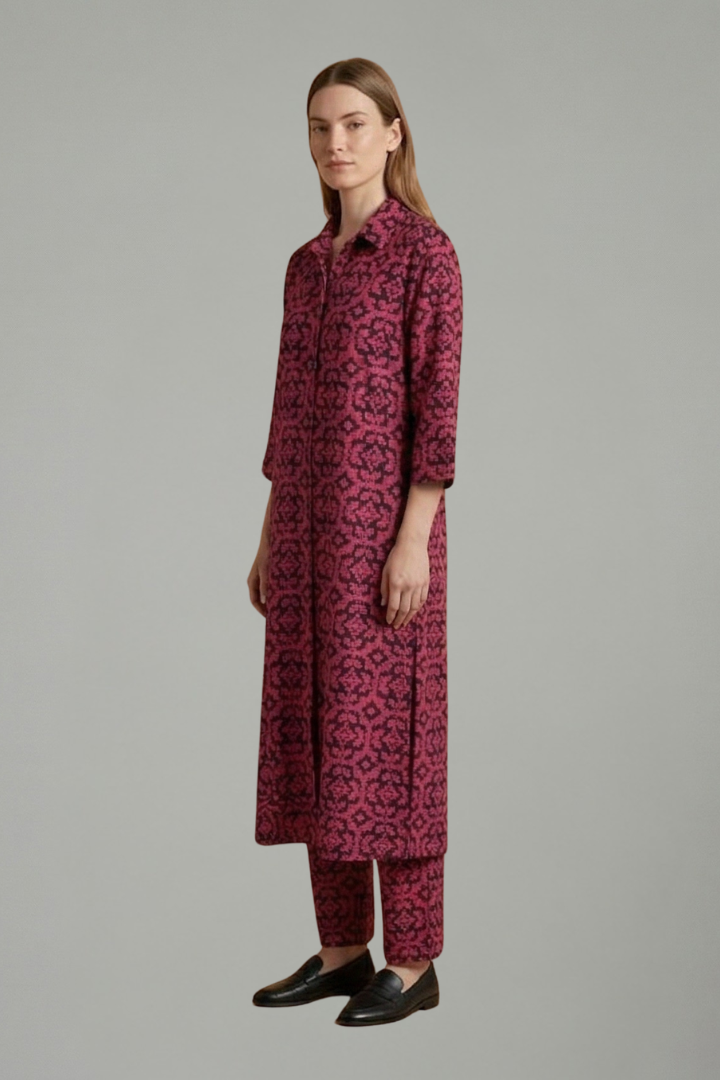 Quinn | Women's Two Piece Set | Geometric Pattern Relaxed Fit