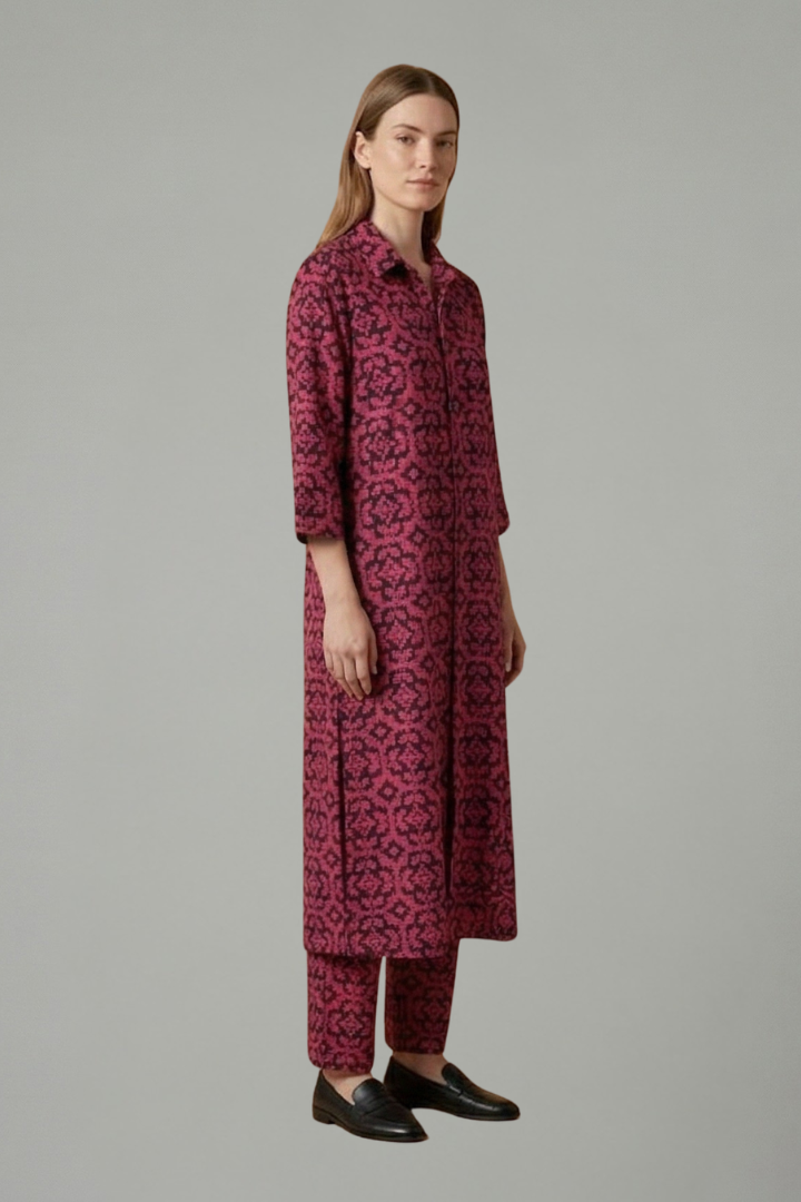 Quinn | Women's Two Piece Set | Geometric Pattern Relaxed Fit