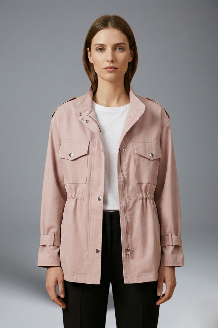 Serena | Women's Utility Jacket | Double Breasted Belt