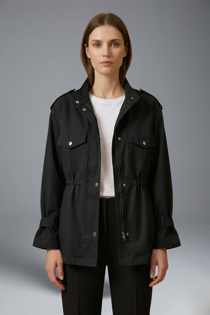 Serena | Women's Utility Jacket | Double Breasted Belt