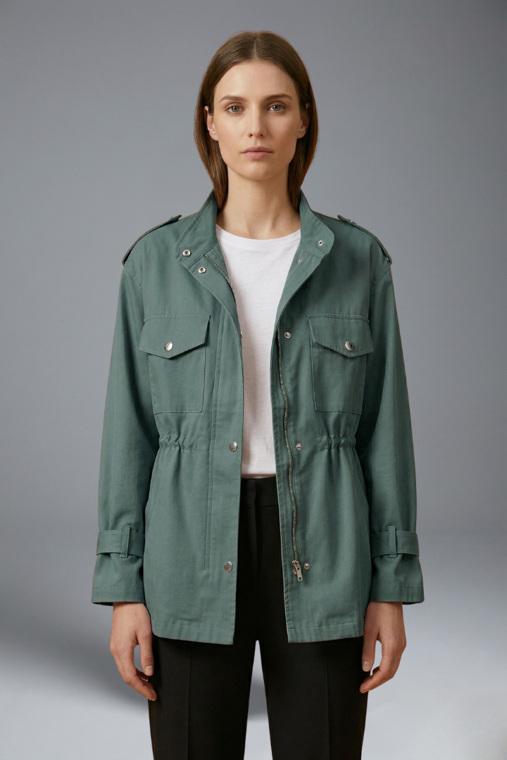 Serena | Women's Utility Jacket | Double Breasted Belt