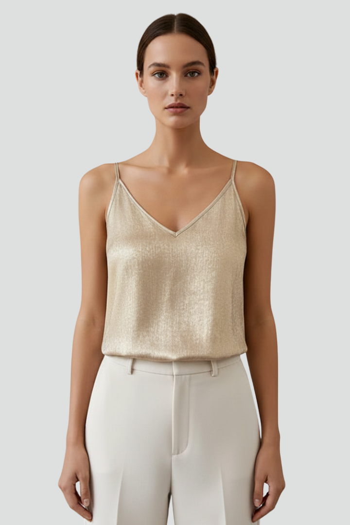 Vanya | Women's Top | V-Neck Cami Spaghetti Straps