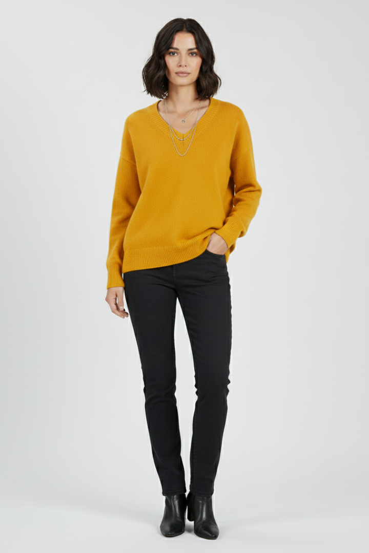 Juno | Women's Sweater | V-Neck Long Sleeves Pullover