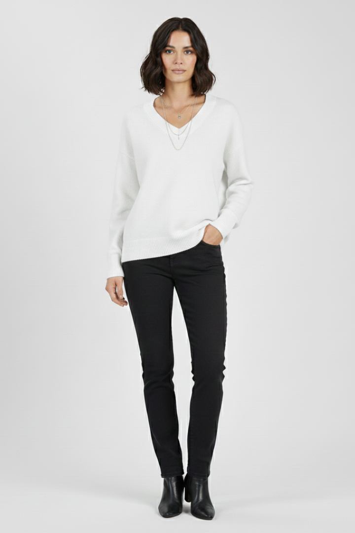 Juno | Women's Sweater | V-Neck Long Sleeves Pullover
