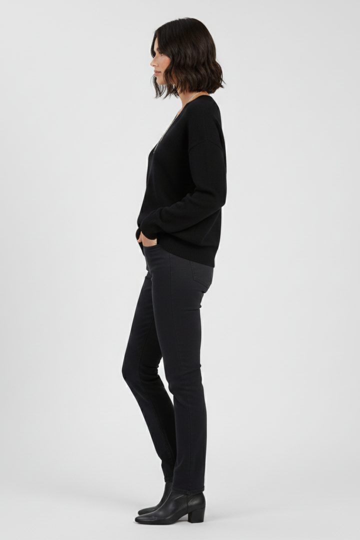 Juno | Women's Sweater | V-Neck Long Sleeves Pullover