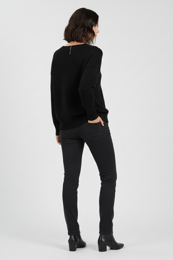 Juno | Women's Sweater | V-Neck Long Sleeves Pullover