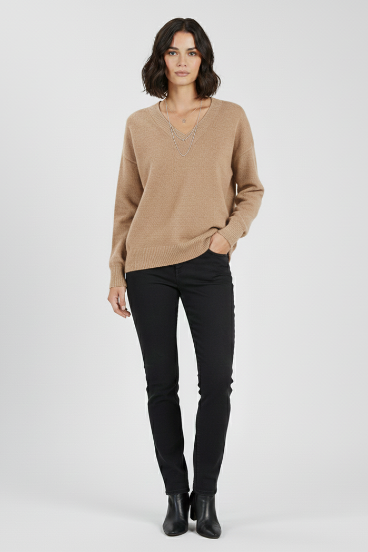 Juno | Women's Sweater | V-Neck Long Sleeves Pullover