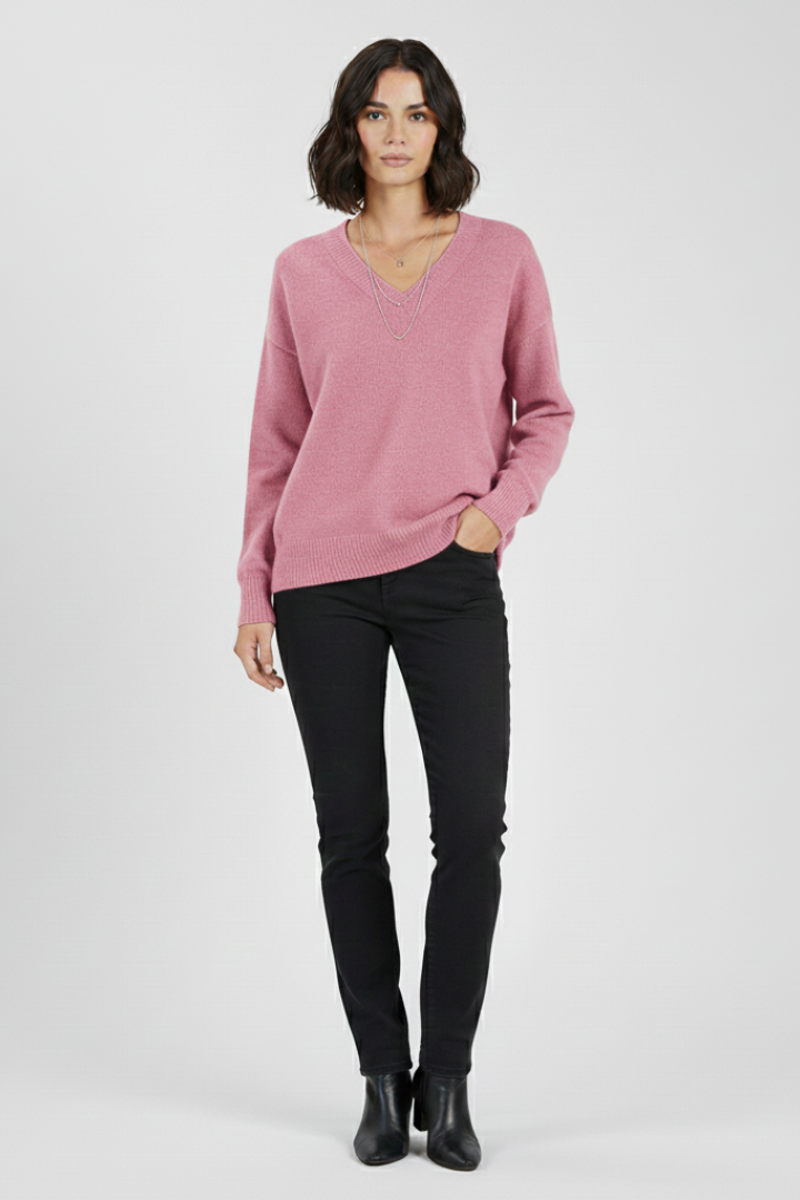 Juno | Women's Sweater | V-Neck Long Sleeves Pullover