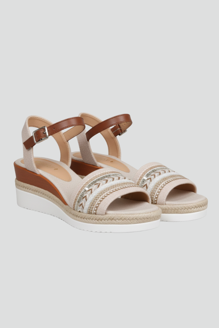 Pasiphae | Women's Wedge Sandals | Adjustable Straps Open Toe