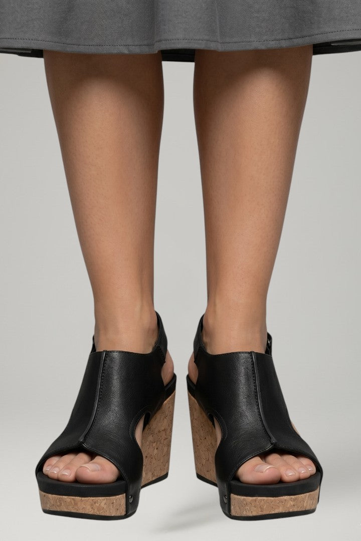 Charis | Women's Wedge Sandals | Contoured Footbed Adjustable Straps