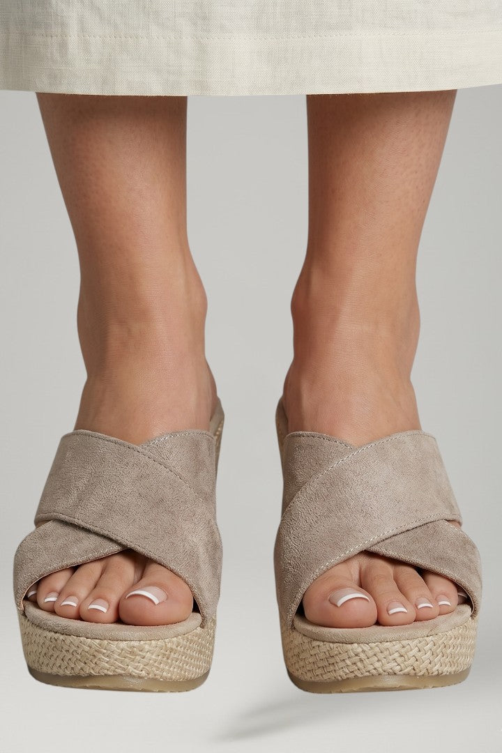 Rhea | Women's Wedge Sandals | Strap Upper Cushioned Insole