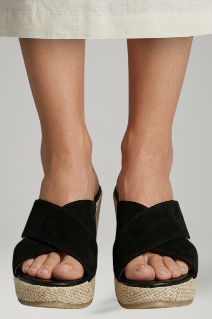 Rhea | Women's Wedge Sandals | Strap Upper Cushioned Insole