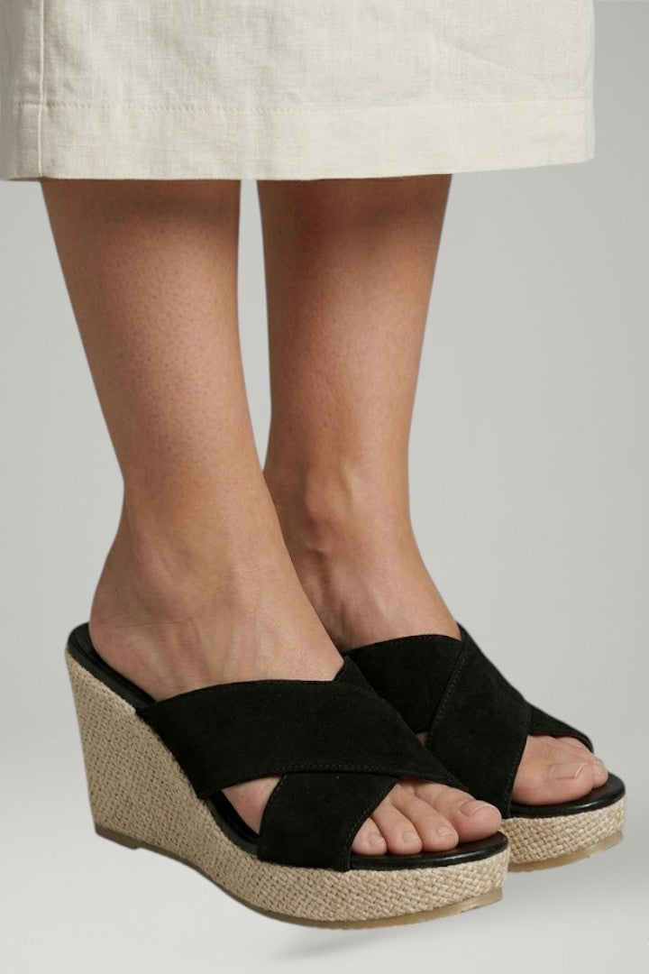 Rhea | Women's Wedge Sandals | Strap Upper Cushioned Insole