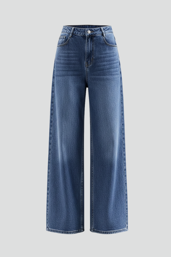 Aela | Women's Jeans | Wide-Leg Belt Loops Pockets